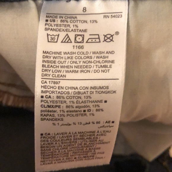 Womens size 8 Old Navy skinnies - Picture 5 of 7